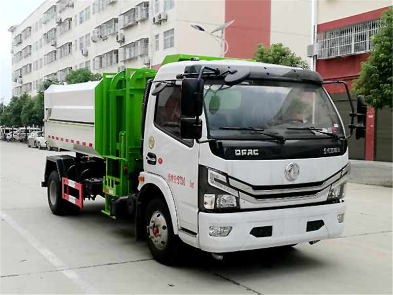 东风多利卡D7自装卸式垃圾车